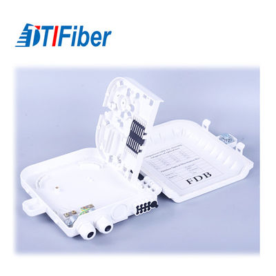 Indoor / Outdoor Wall Mounted Distribution Box Termination FTTH Optical Enclosure