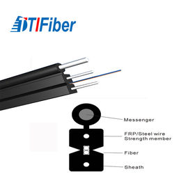 Single Mode Fiber Optic Network Cable G652d G657A OS2 LSZH 1/2 Core Flat Bow Type